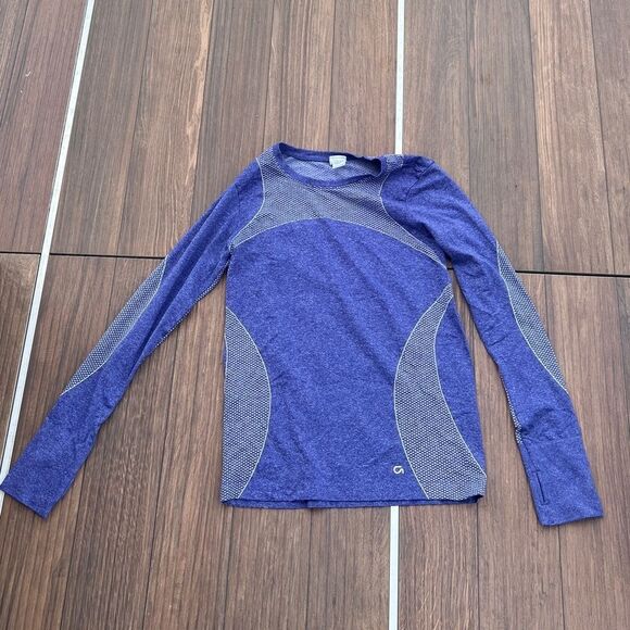 GAP Purple Long Sleeve Athletic Top | Size Medium - Picture 1 of 5
